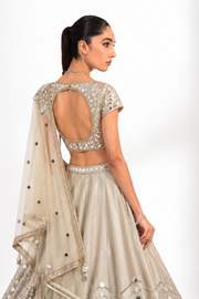 Gilded Mirrorwork Lehenga