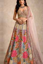 REHMAT FLORAL LEHENGA