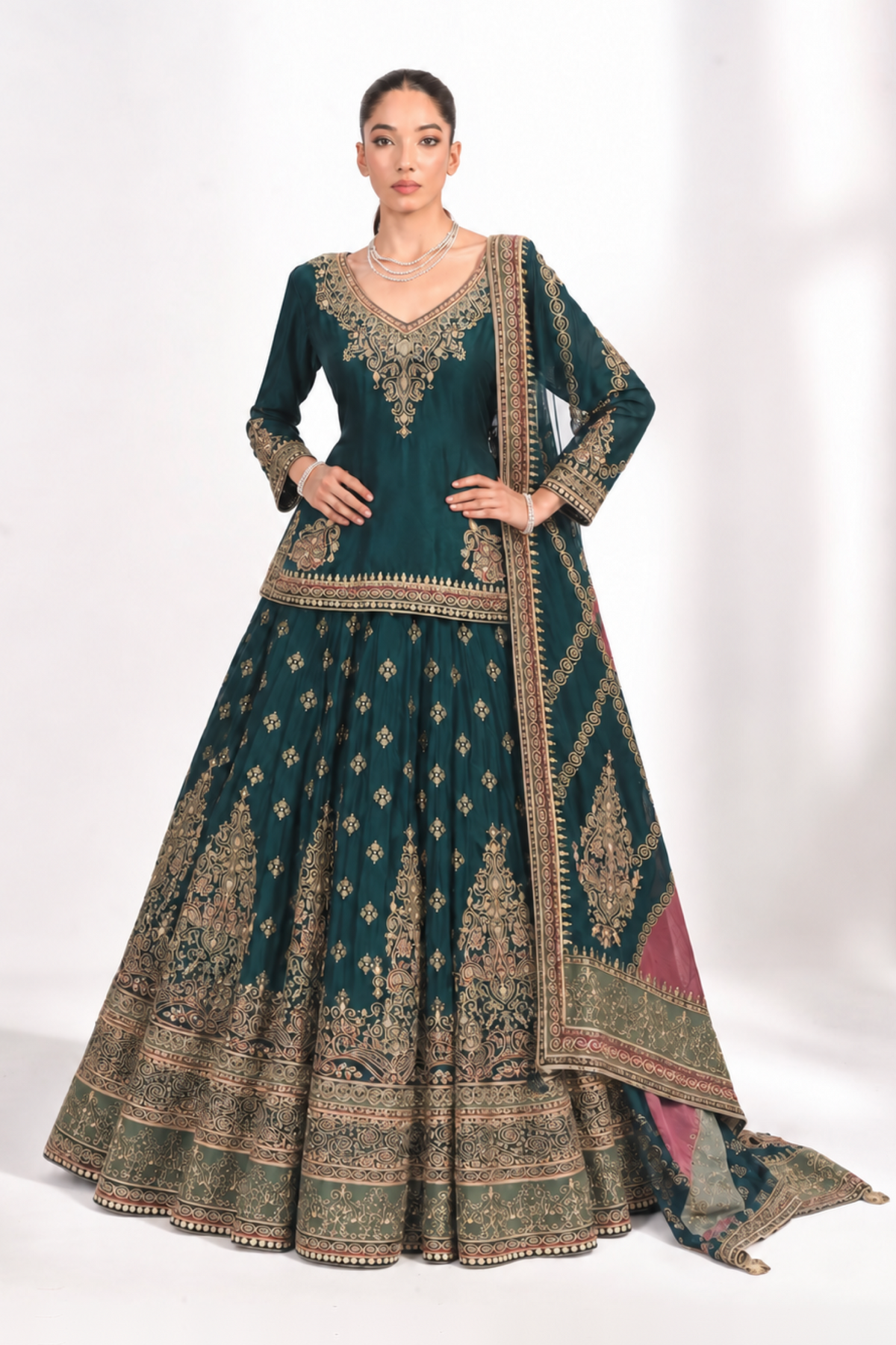 Daryelle Embroidered Lehenga