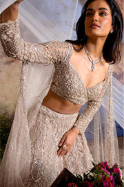 CHAMPAGNE GOLD LEHENGA
