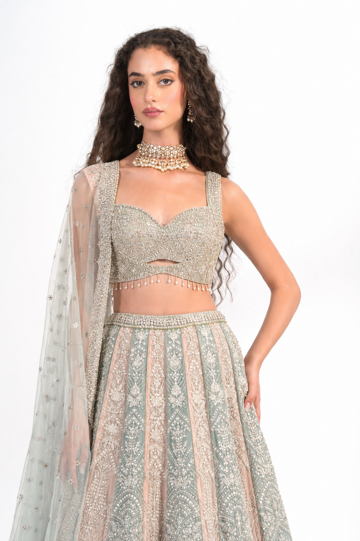 Saaya Pastel Lehenga Set