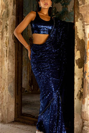 ELECTRIC BLUE SAREE
