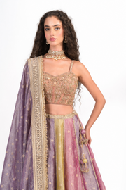 Mijwan Multikali Lehenga