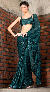 NORAH SEQUIN SAREE