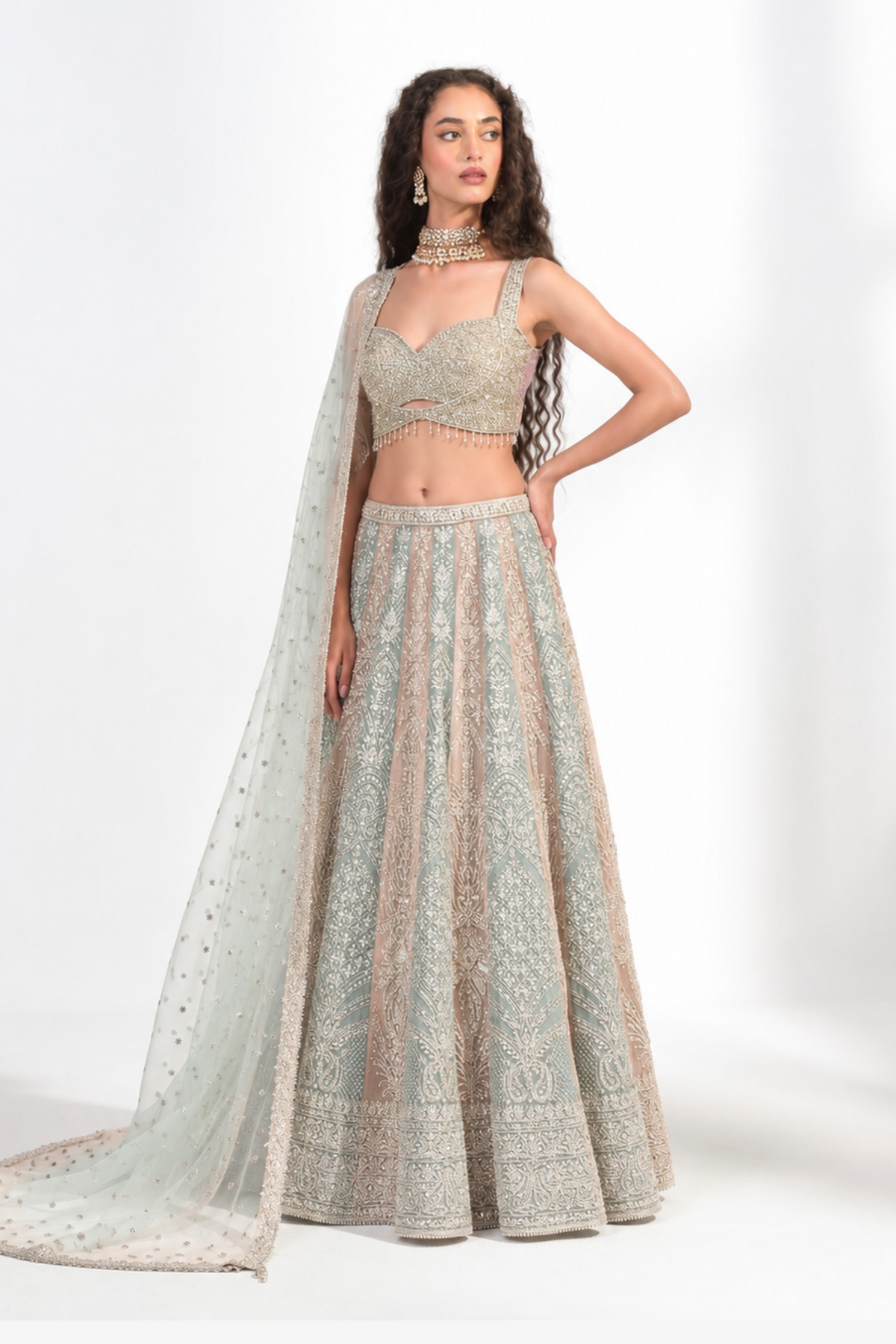 Saaya Pastel Lehenga Set