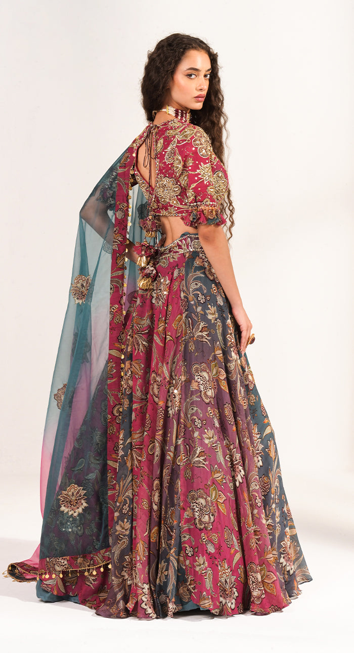 Aranya Kalamkari Lehenga Set