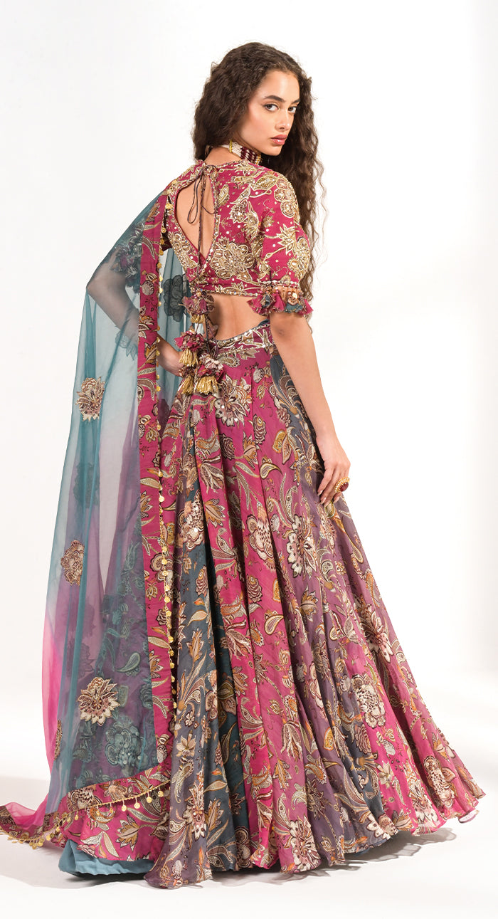 Aranya Kalamkari Lehenga Set