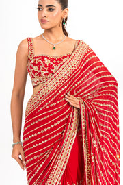 Ruby Rekha Drape Saree