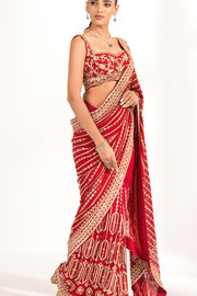 Ruby Rekha Drape Saree