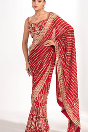 Ruby Rekha Drape Saree