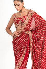 Ruby Rekha Drape Saree