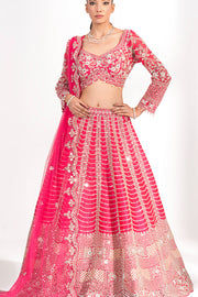 Noor Fuchsia Bridal Lehenga
