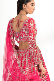 Noor Fuchsia Bridal Lehenga
