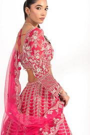 Noor Fuchsia Bridal Lehenga