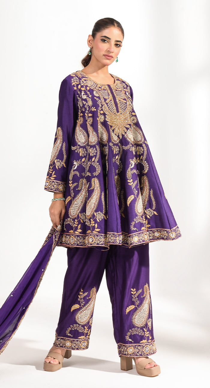 Mehr Amethyst Choga Set