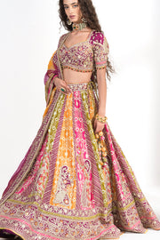 Rangrez Bandhani Lehenga Set