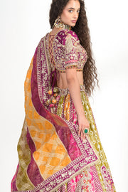 Rangrez Bandhani Lehenga Set