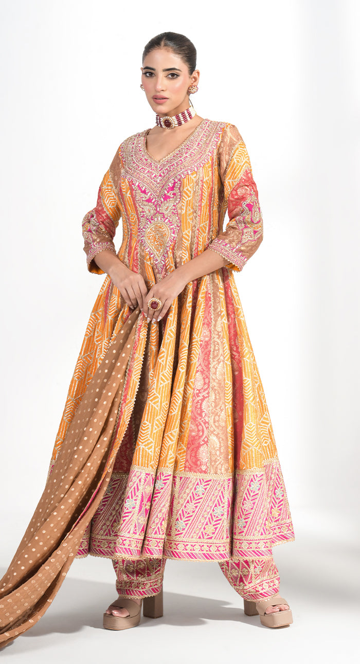 Kesar Noor Anarkali Set