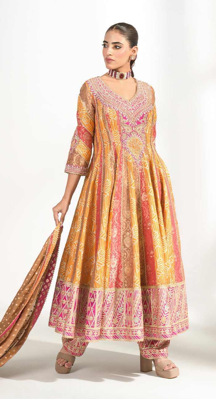 Kesar Noor Anarkali Set