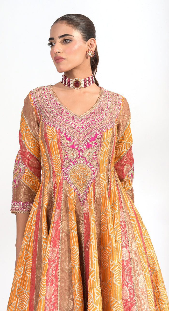 Kesar Noor Anarkali Set