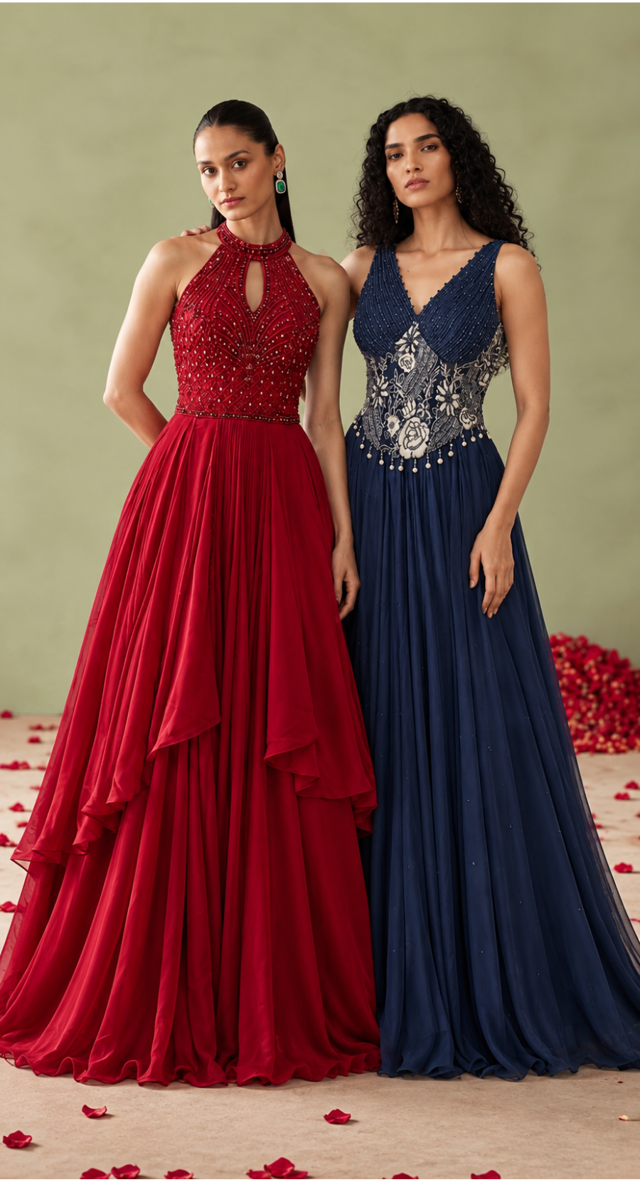 Designer gown