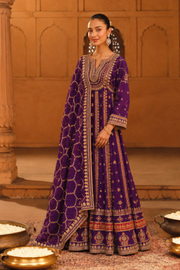 Garnet Bloom Anarkali