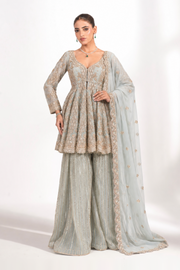 Mirelle Ice Embroidered Sharara