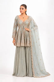 Mirelle Ice Embroidered Sharara