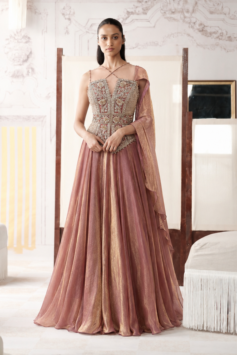 Willow Rose Embellished Gown