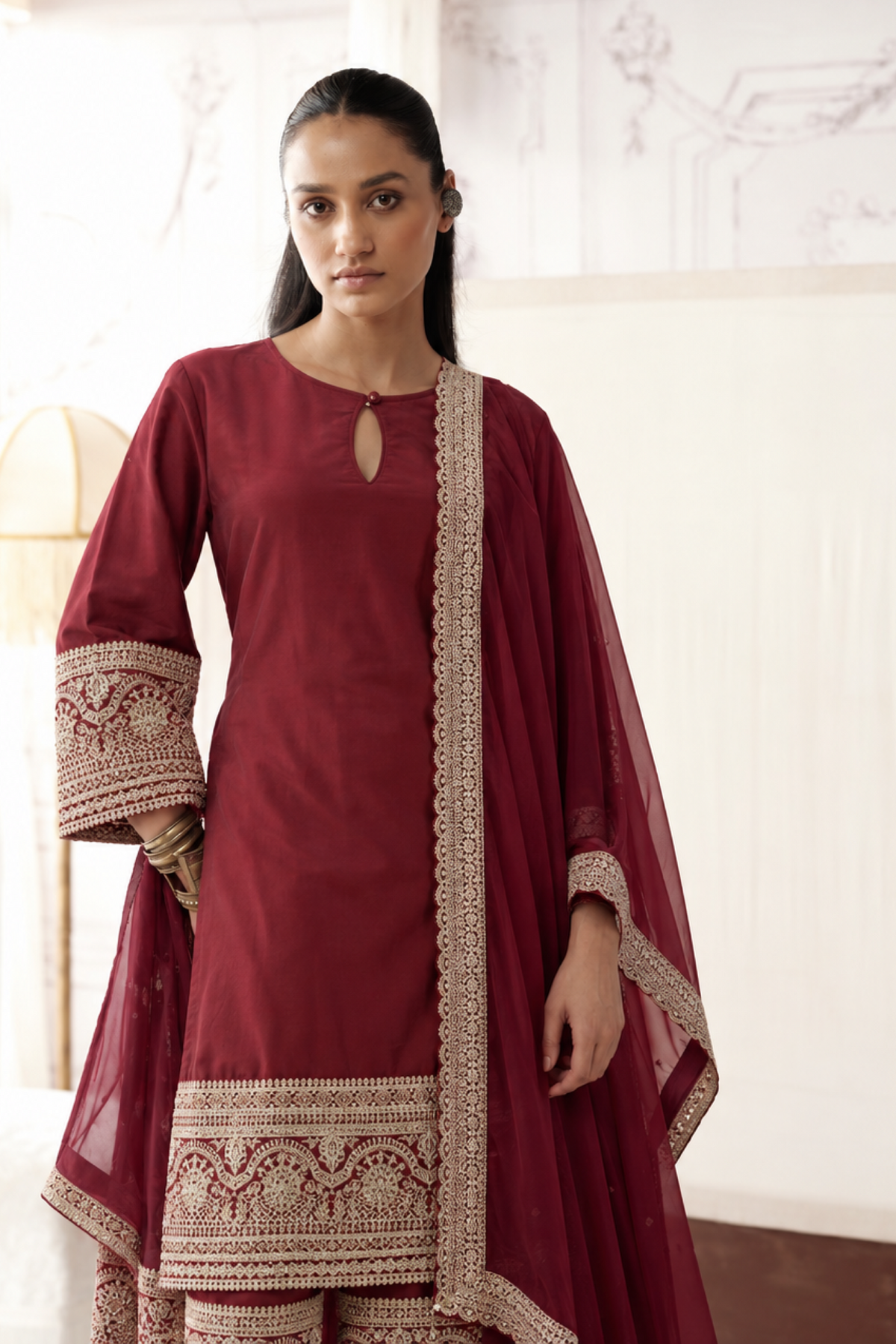 Brielle Embroidered Suit