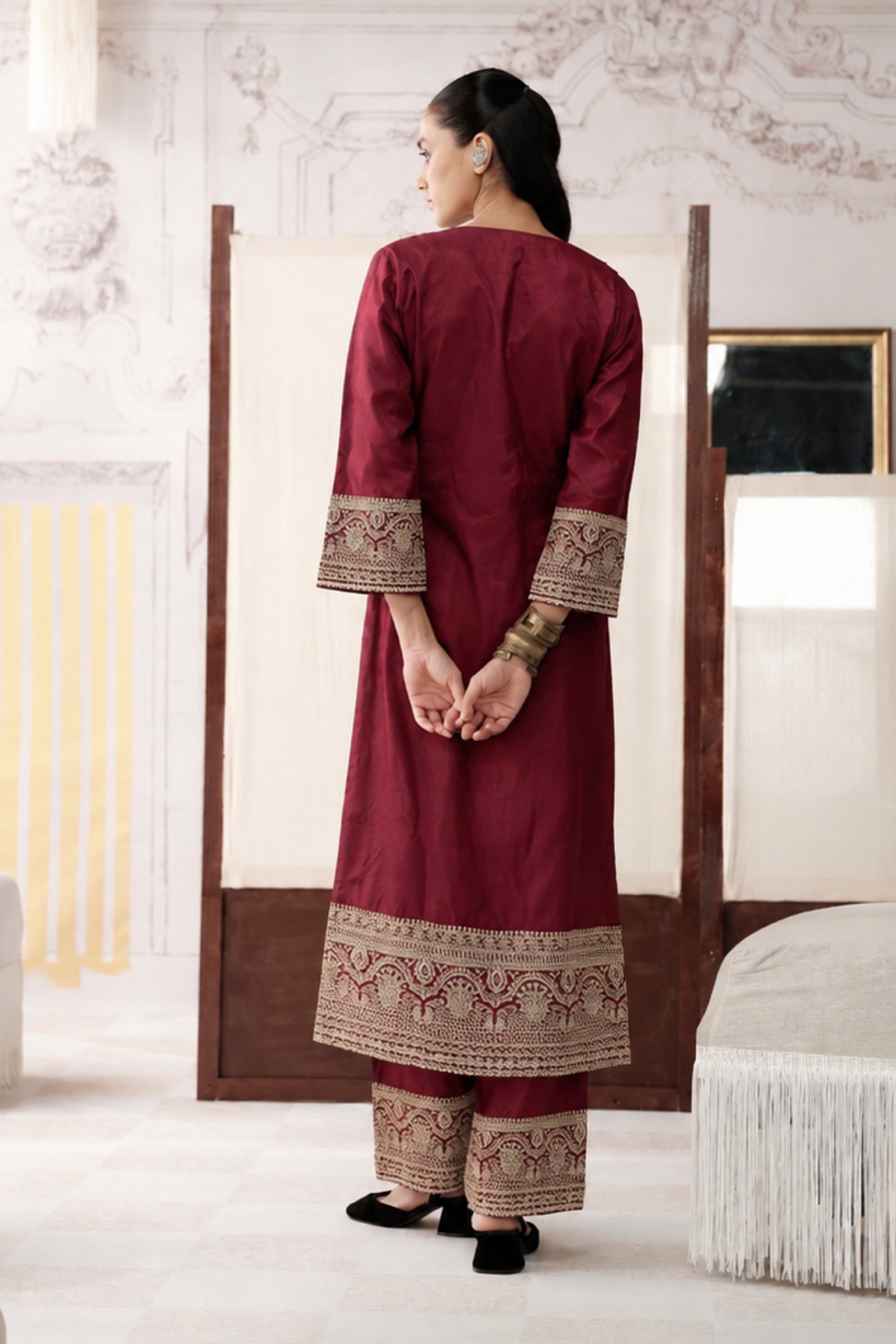 Brielle Embroidered Suit