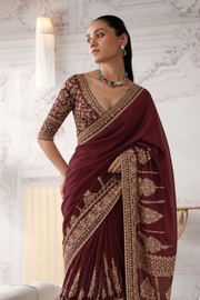 Jivika Embroidered Saree — image 2