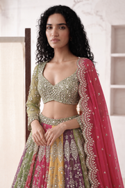 Ishara Multicolour Embellished Lehenga — image 2