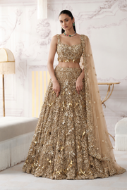 Tahlira Gold Embellished Lehenga — image 1