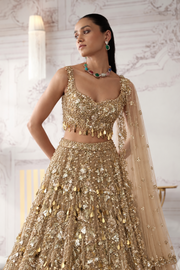 Tahlira Gold Embellished Lehenga — image 3