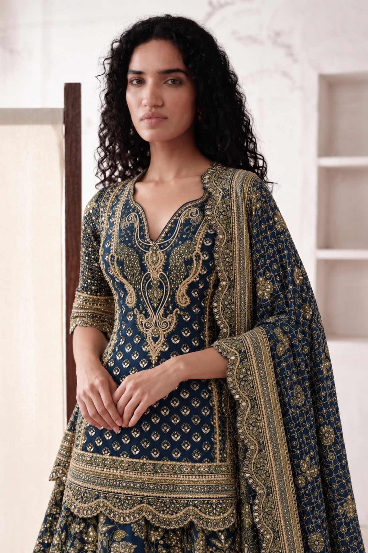 Keziah Embroidered Sharara — image 2