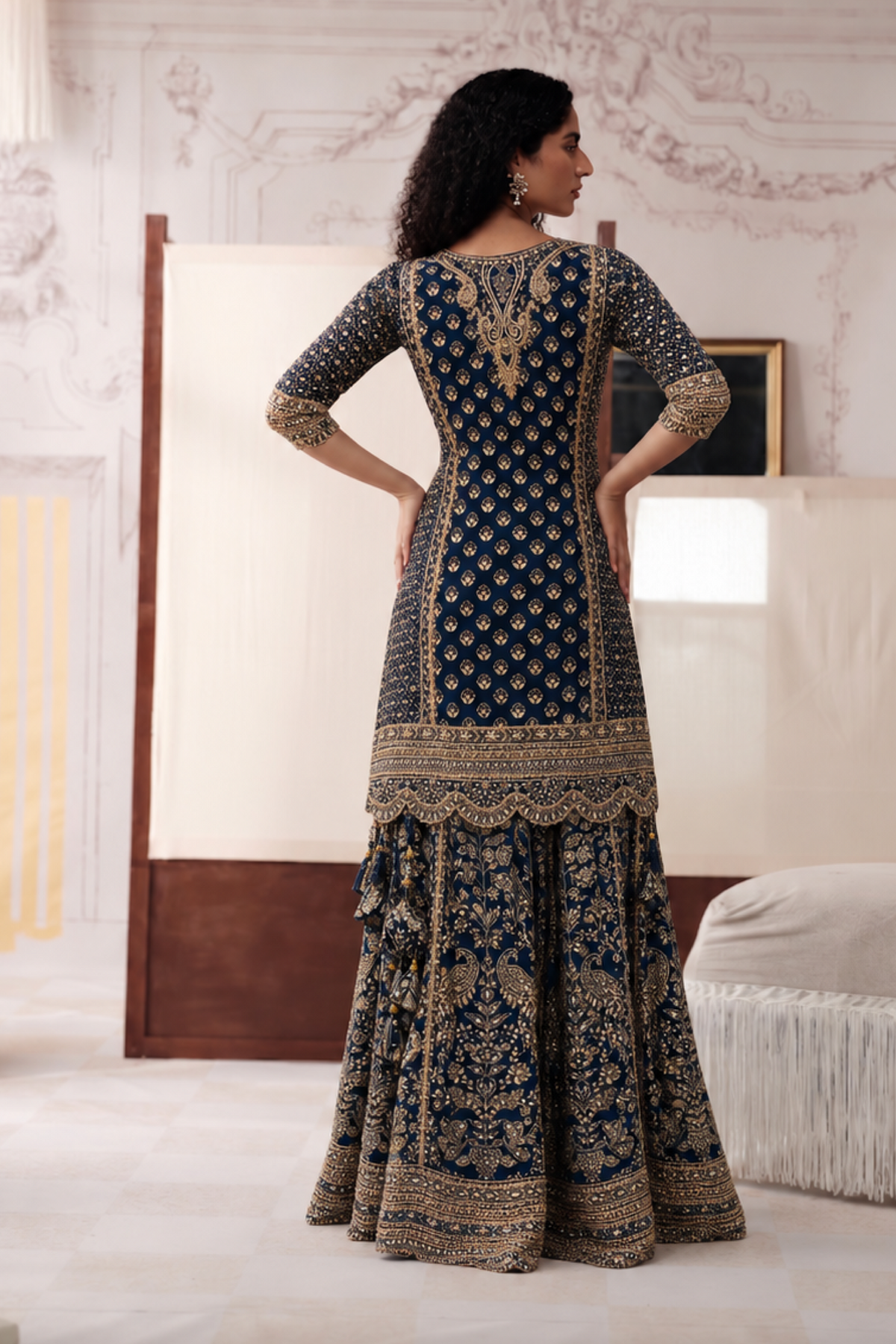 Keziah Embroidered Sharara — image 3
