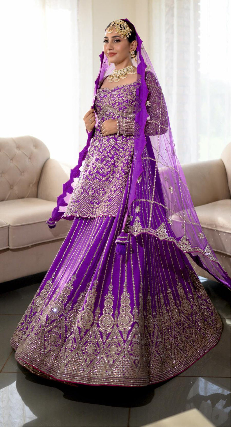 HUSNA SHEESHA DORI LEHENGA