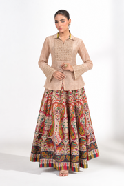 Aaradhya Paisley Printed Lehenga — view 1
