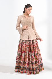 Aaradhya Paisley Printed Lehenga — view 2