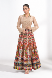 Aaradhya Paisley Printed Lehenga — view 4