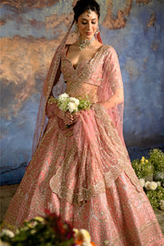 PINK TILLADORI BRIDAL LEHENGA