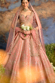 PINK TILLADORI BRIDAL LEHENGA