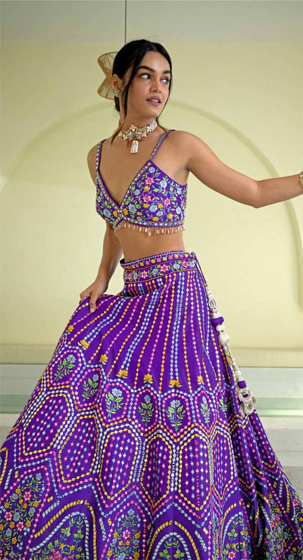 ZOYA SHEESHADORI LEHENGA