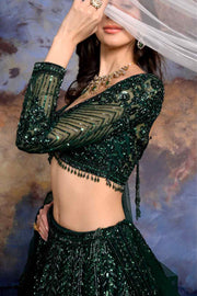 LYLA GREEN LEHENGA