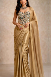 MIRROR CORSET DRAPE SAREE