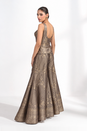 Elowen Taupe Brocade Co-ord — view 3