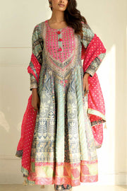 MULTI JAMAVAR SUIT
