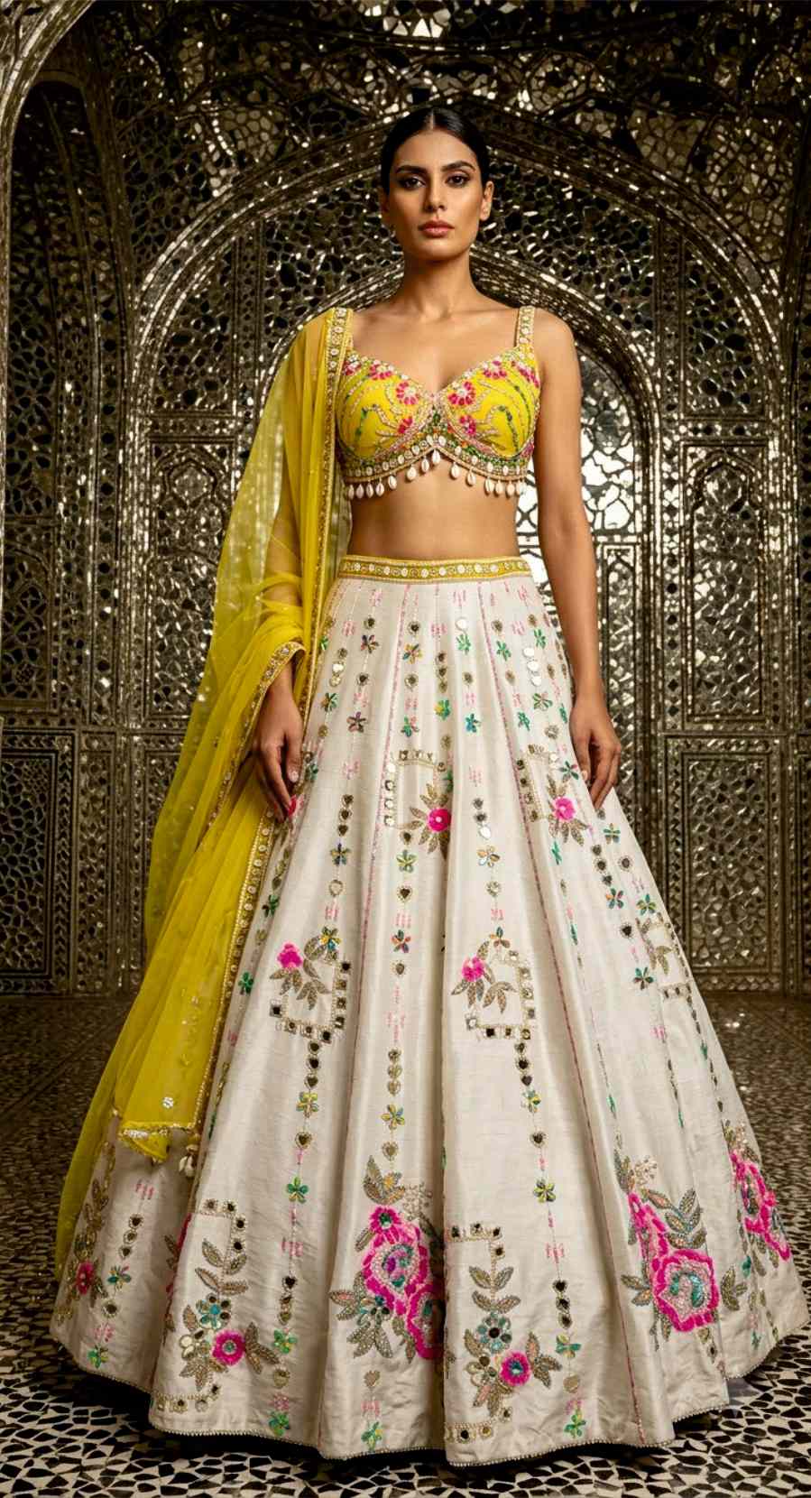 MERU SEQUIN LEHENGA