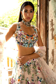 ZEENAT SEQUIN LEHENGA
